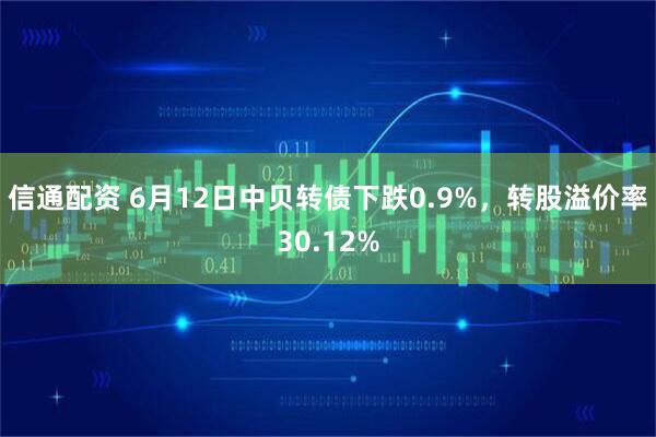 信通配资 6月12日中贝转债下跌0.9%，转股溢价率30.12%