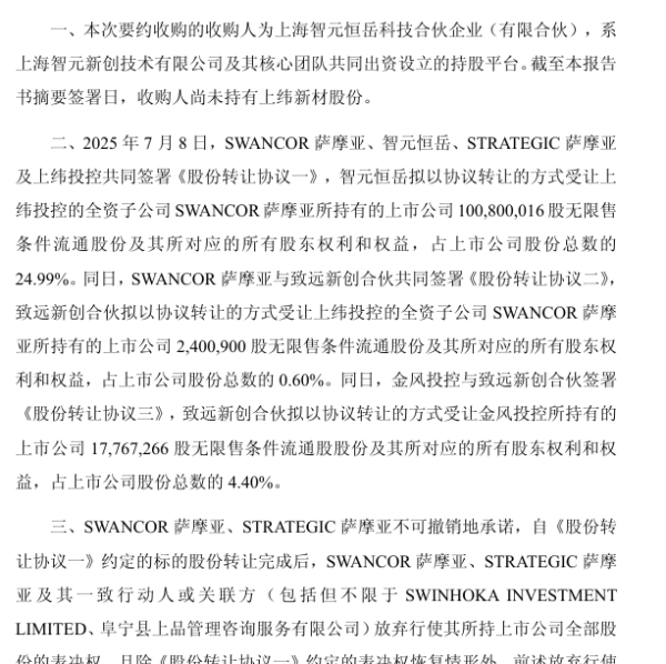 涨8配资 智元机器人拟收购上纬新材超63.62%股份，A股或将迎来人形机器人第一股
