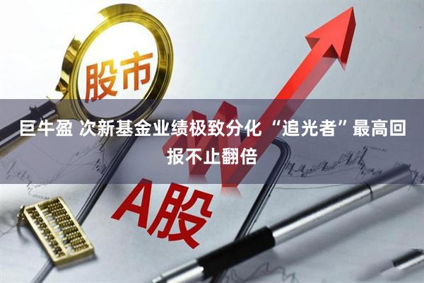 巨牛盈 次新基金业绩极致分化 “追光者”最高回报不止翻倍